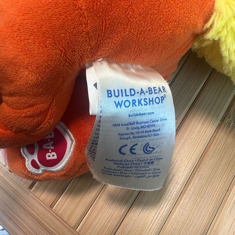 Build A Bear Workshop Pokemon Flareon 17" Orange Plush Animal No Sound - Picture 4 of 10